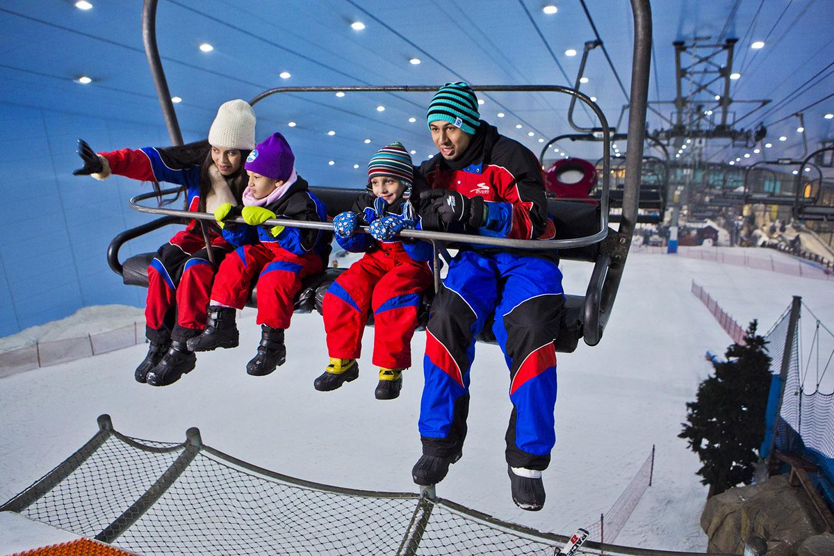 Горнолыжный комплекс Ski Dubai в ОАЭ